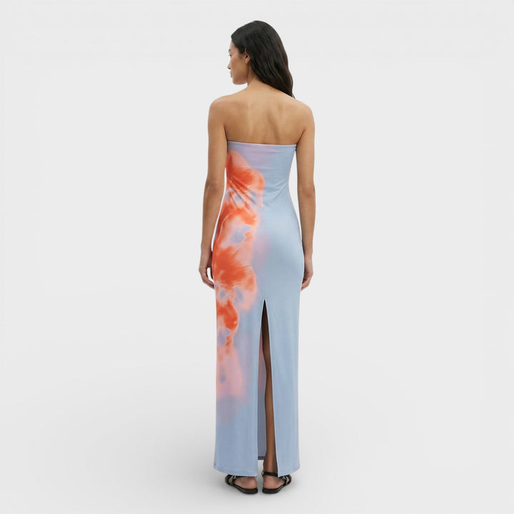 Robe Maxi Bustier Imprimé Femme