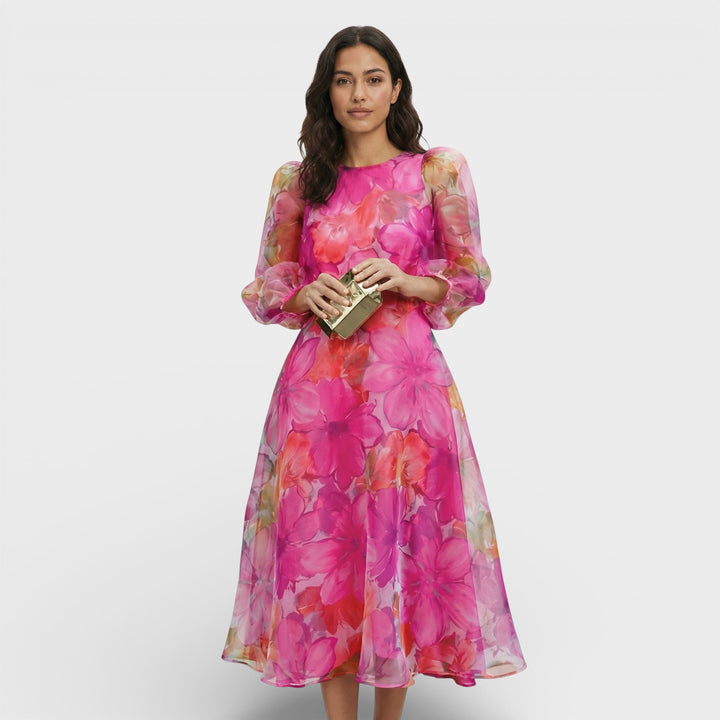Robe Midi Florale Invitée Mariage