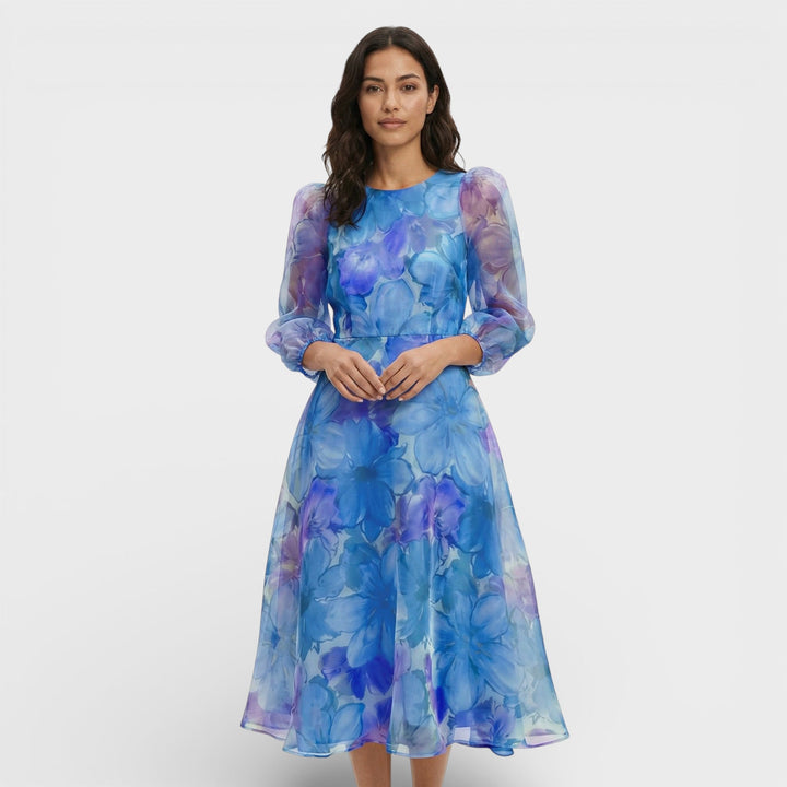 Robe Midi Florale Invitée Mariage