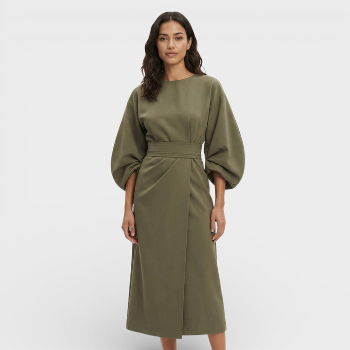 Robe Élégante Manches Ballon