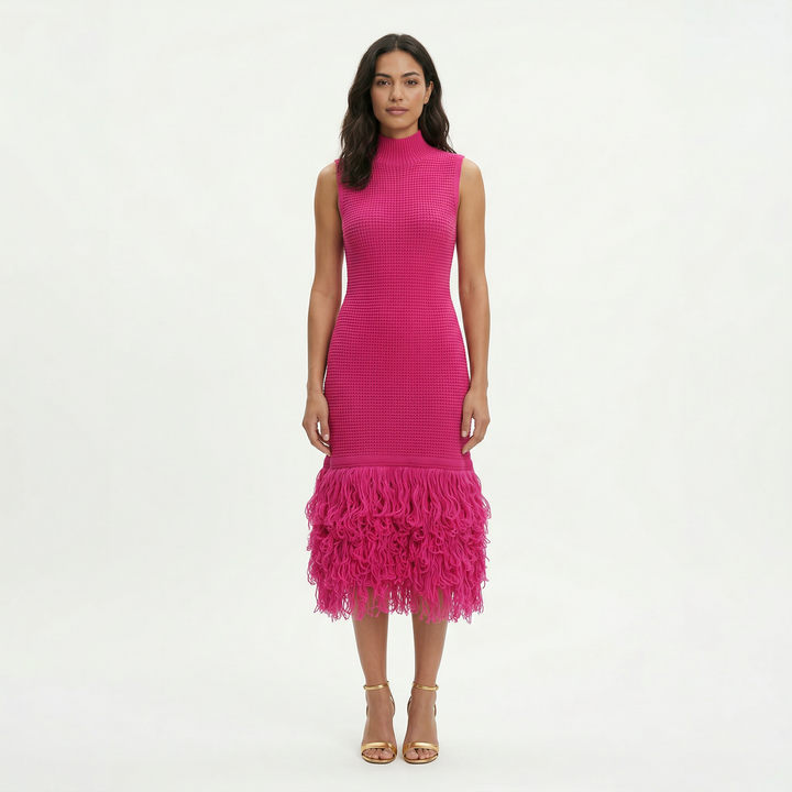 Robe Midi Soirée Sans Manches
