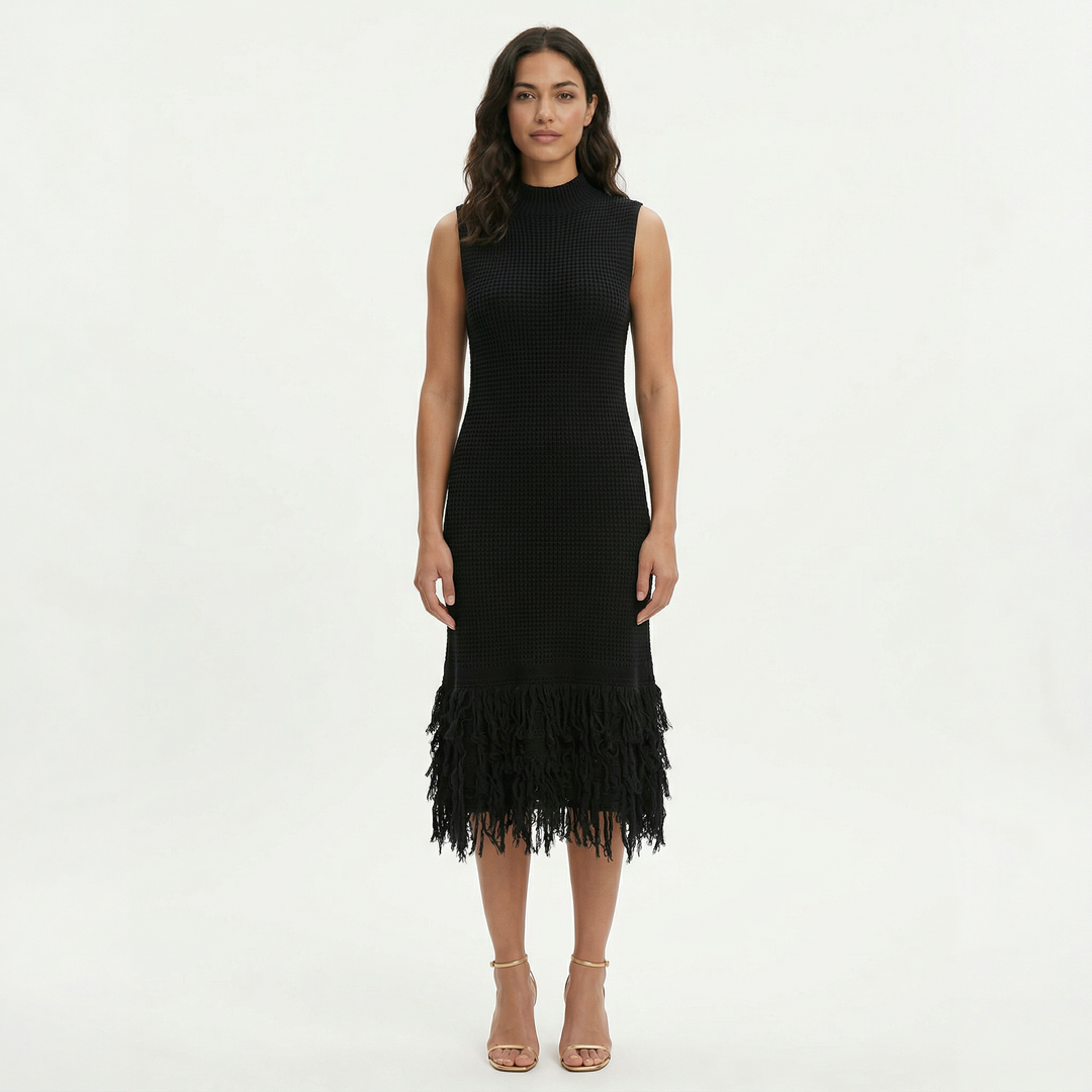 Robe Midi Soirée Sans Manches