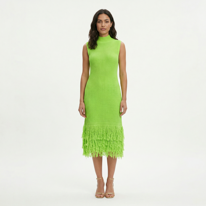 Robe Midi Soirée Sans Manches