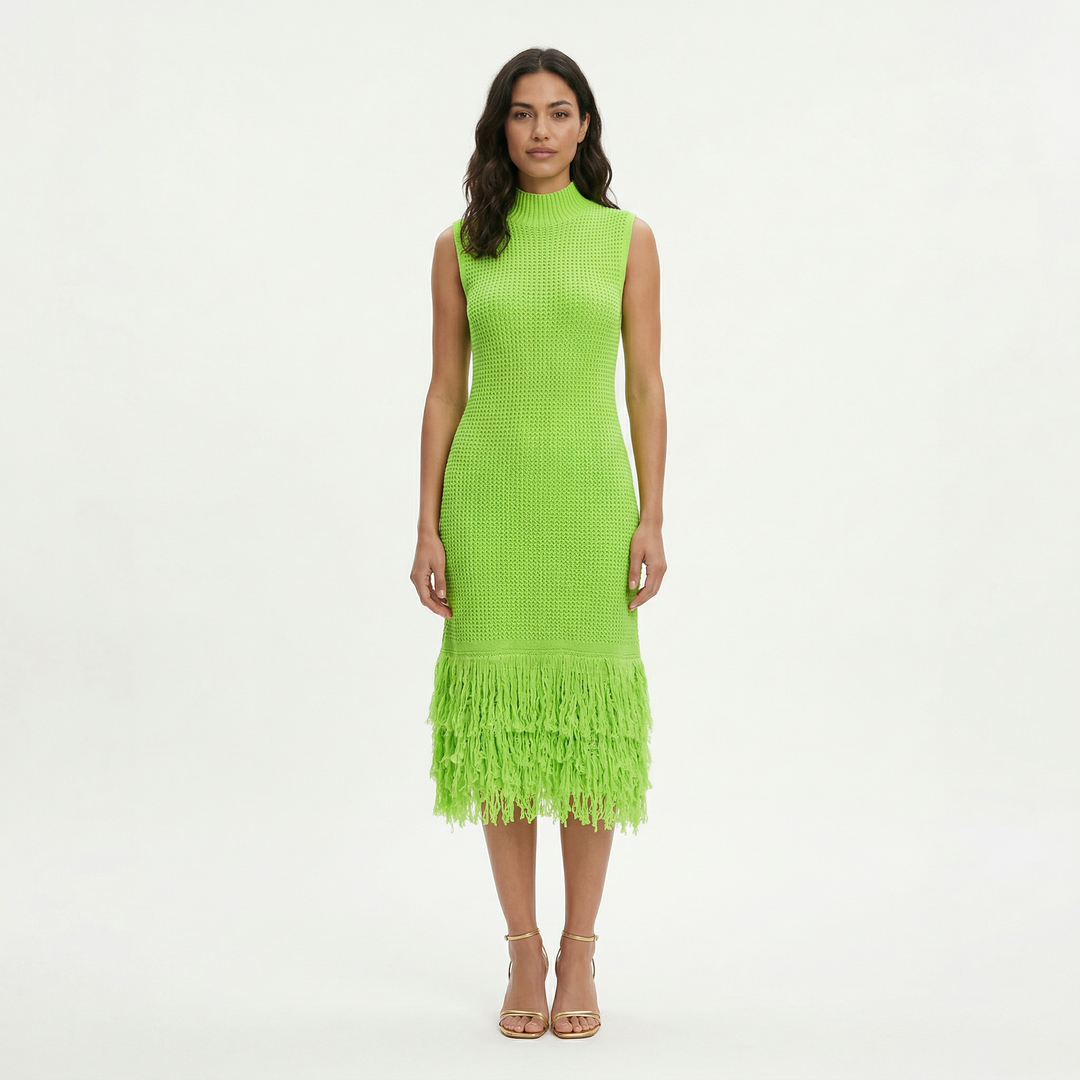Robe Midi Soirée Sans Manches