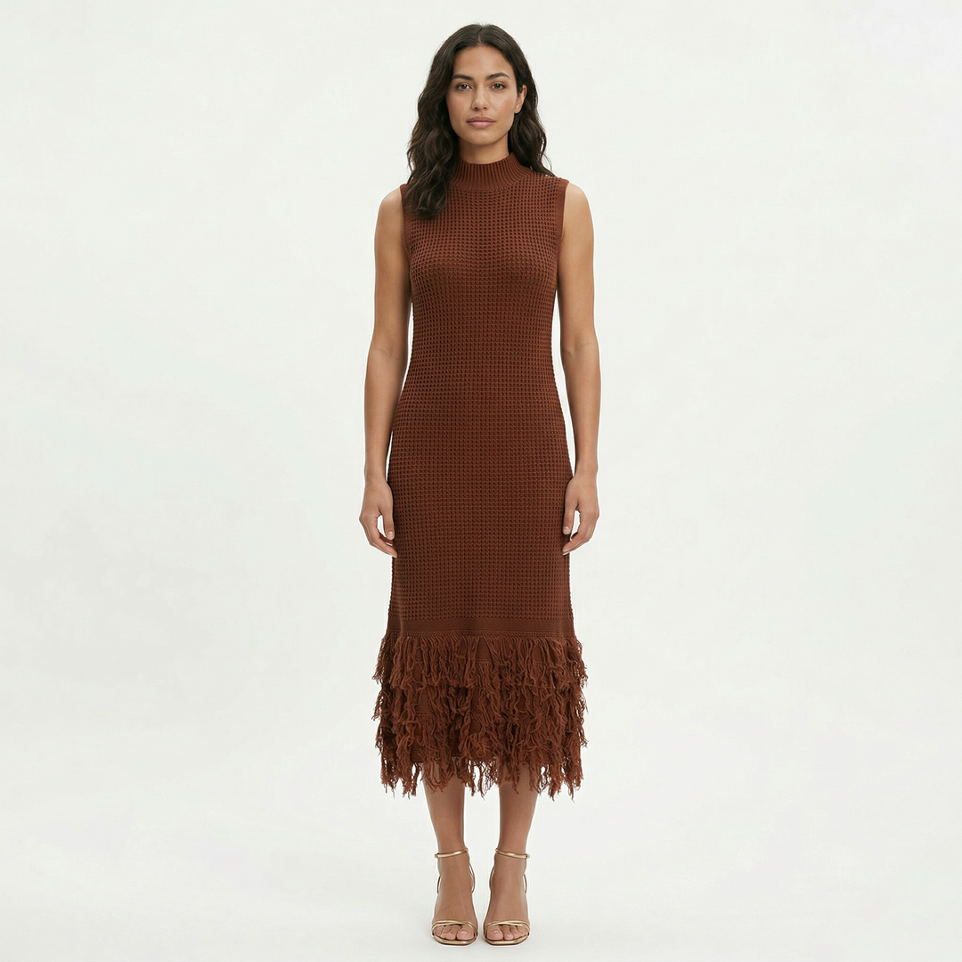 Robe Midi Soirée Sans Manches