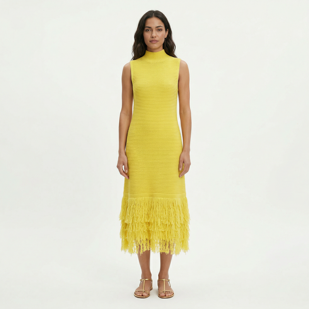 Robe Midi Soirée Sans Manches