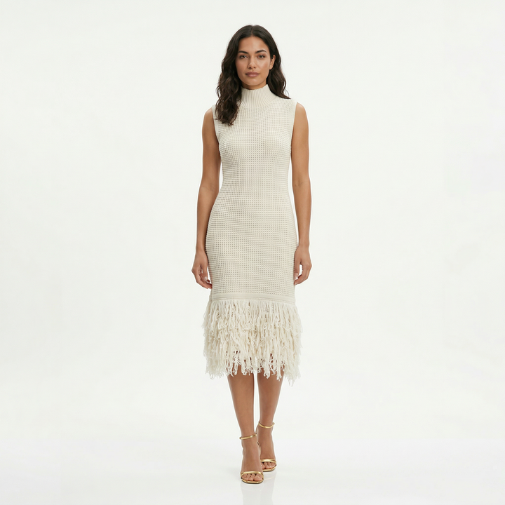 Robe Midi Soirée Sans Manches