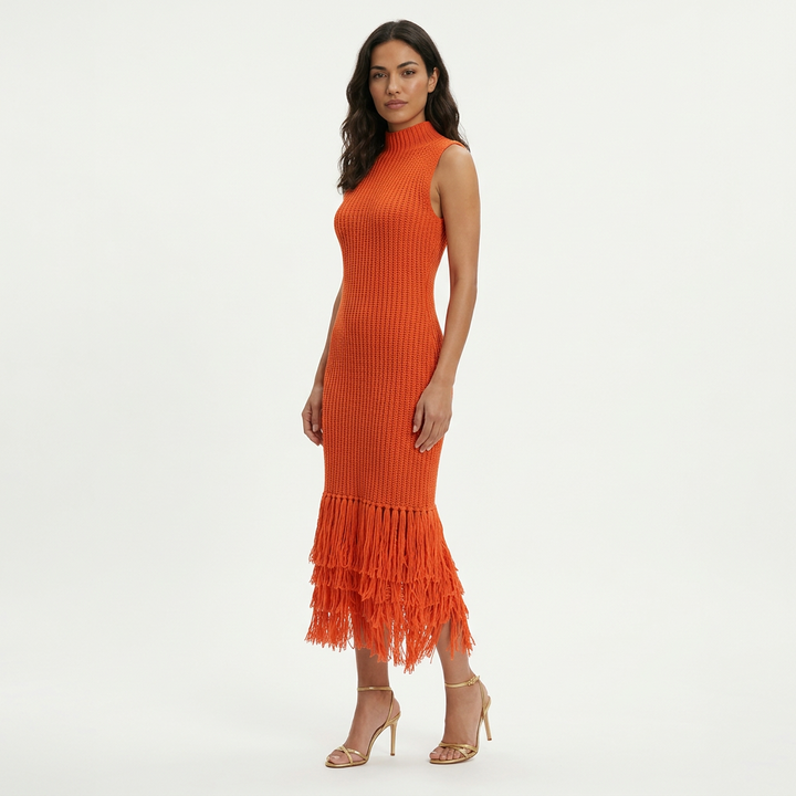 Robe Midi Soirée Sans Manches