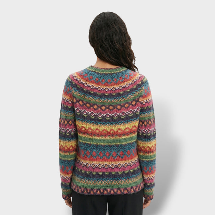 Pull Vintage Femme Col Rond