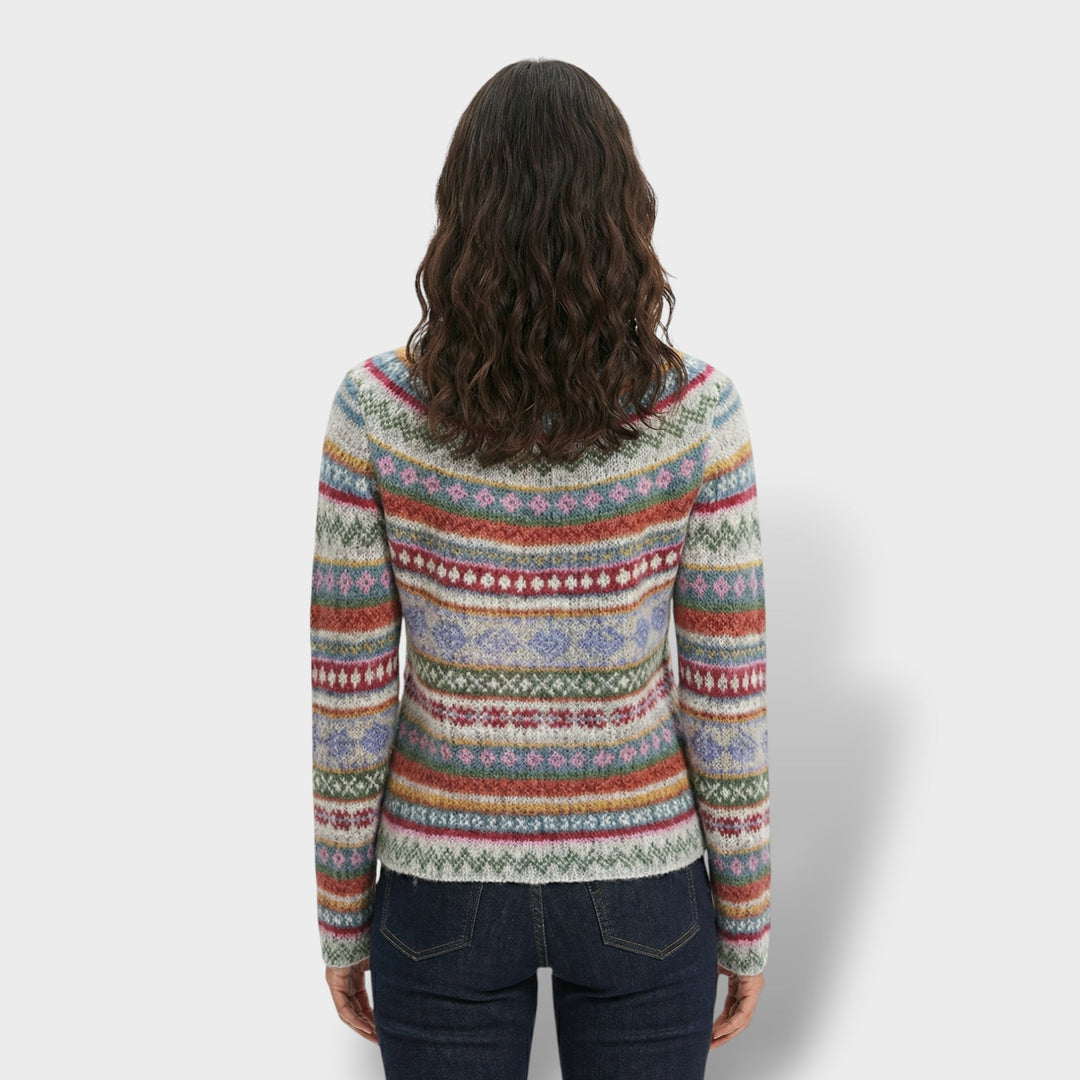 Pull Vintage Femme Col Rond