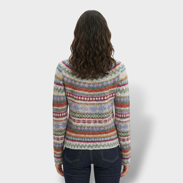 Pull Vintage Femme Col Rond