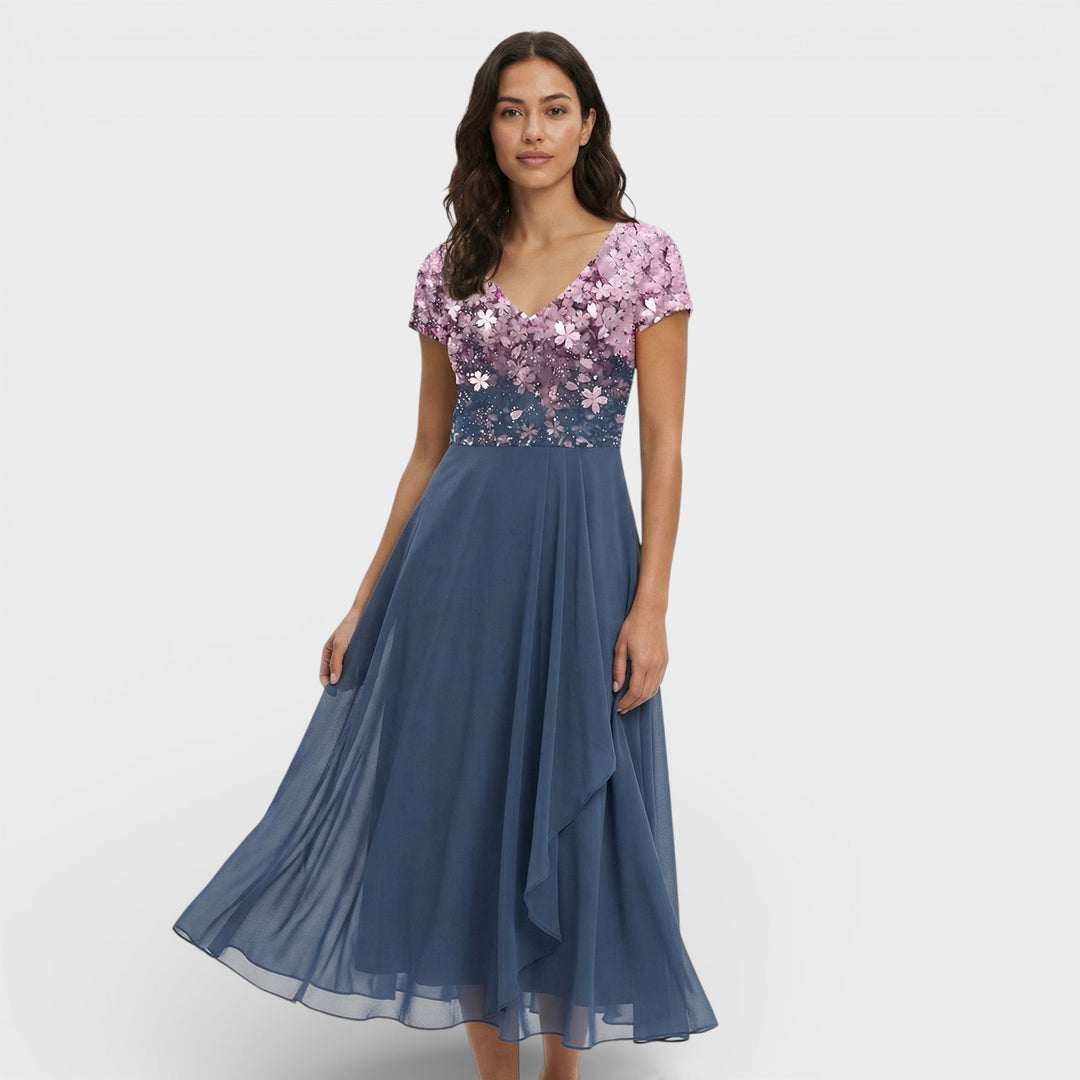 Robe Maxi Florale Invitée de Mariage