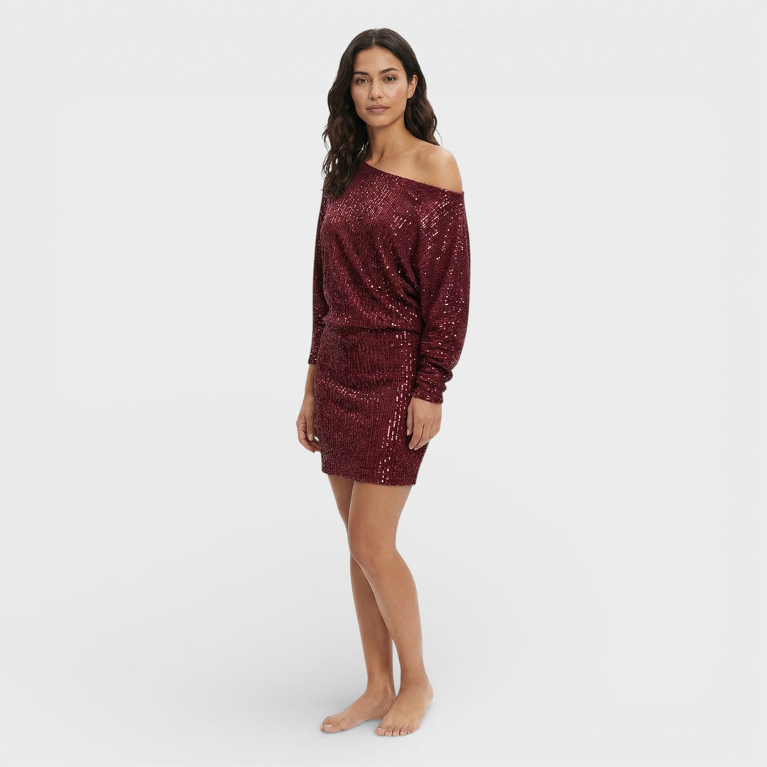 Robe Mini Paillettes Soirée