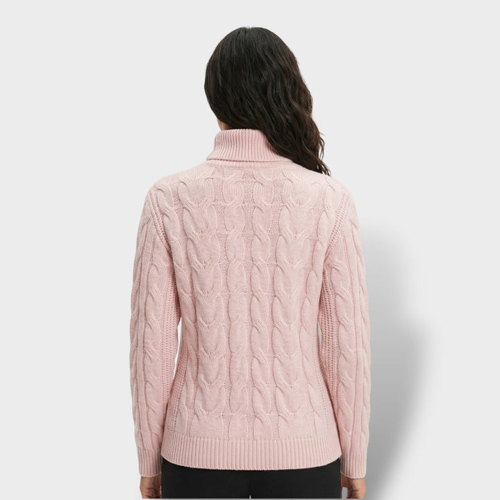 Pull Col Haut Ajusté Femme