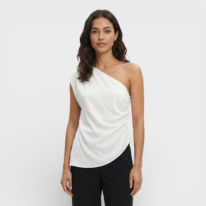 Top Asymétrique Épaules Dénudées Femme