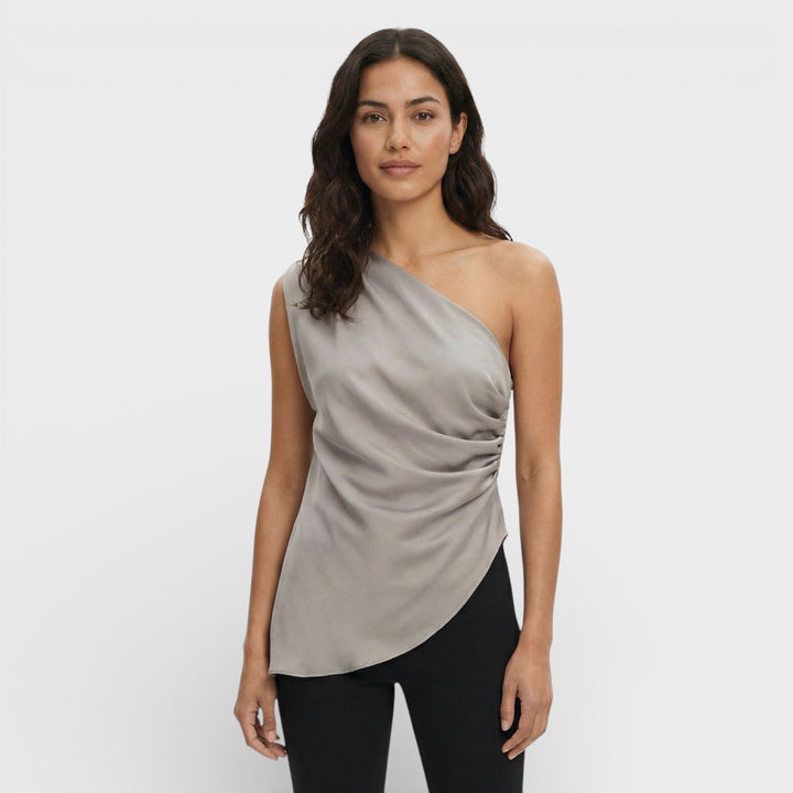 Top Asymétrique Épaules Dénudées Femme