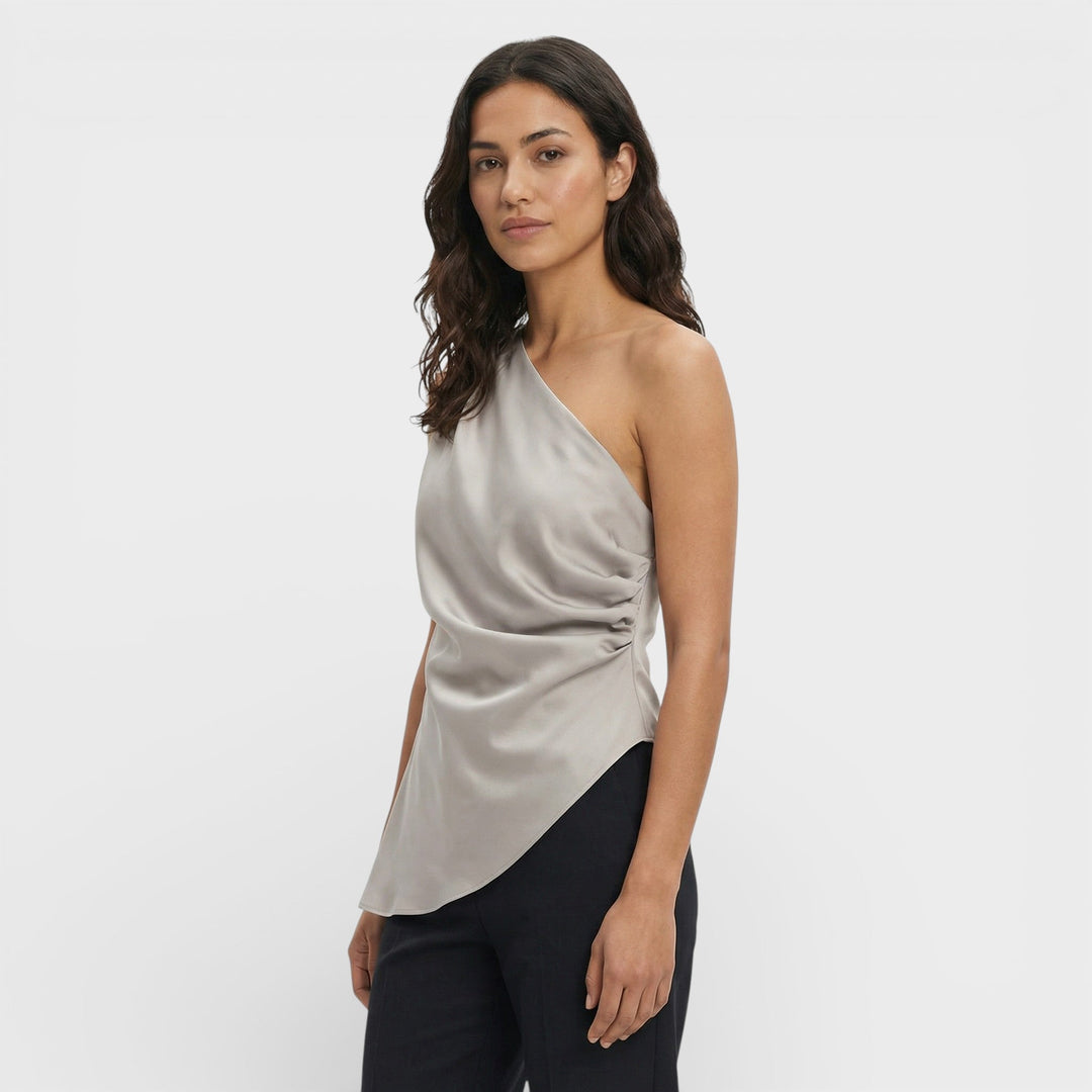 Top Asymétrique Épaules Dénudées Femme
