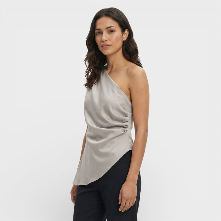 Top Asymétrique Épaules Dénudées Femme