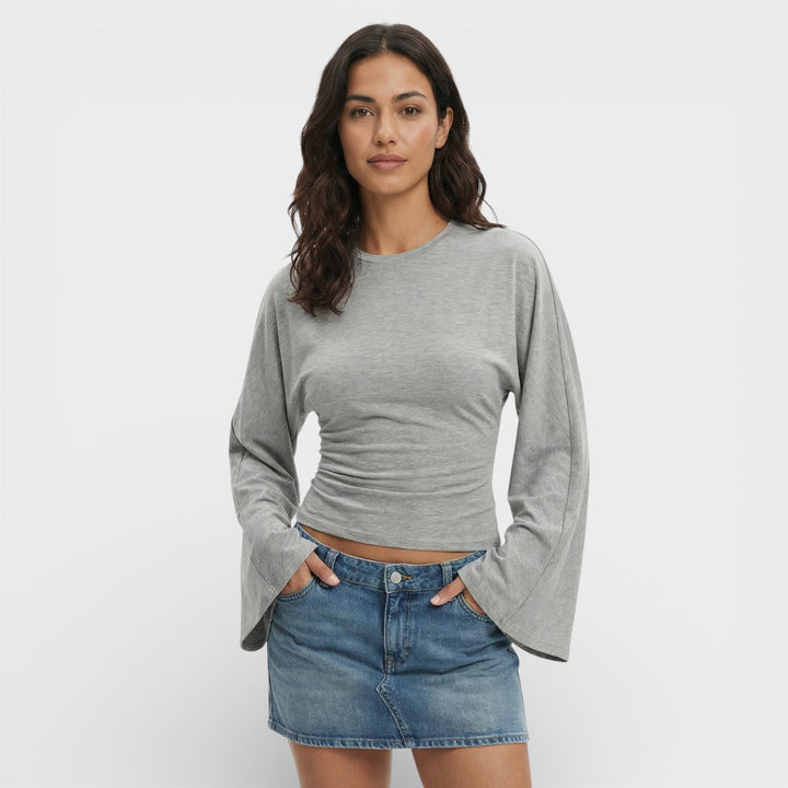 Top Ajusté Manche Longue Femme