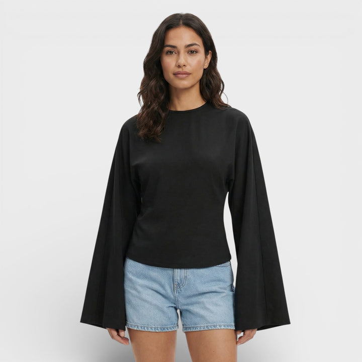 Top Ajusté Manche Longue Femme