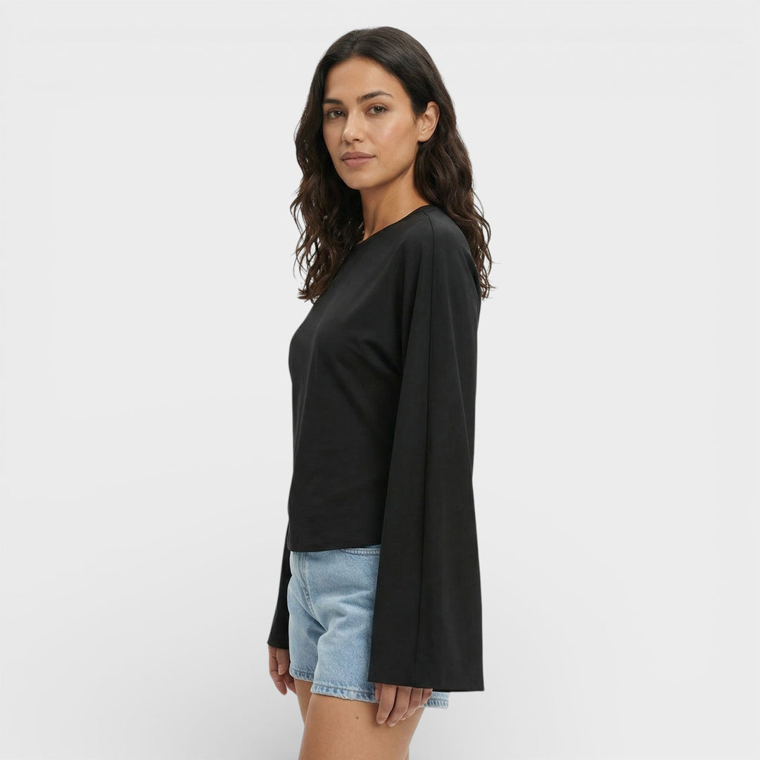 Top Ajusté Manche Longue Femme
