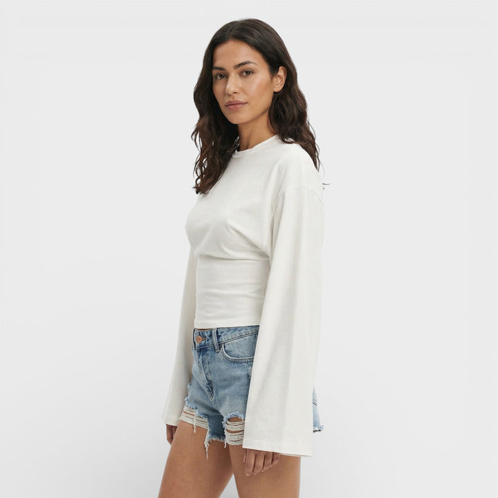 Top Ajusté Manche Longue Femme