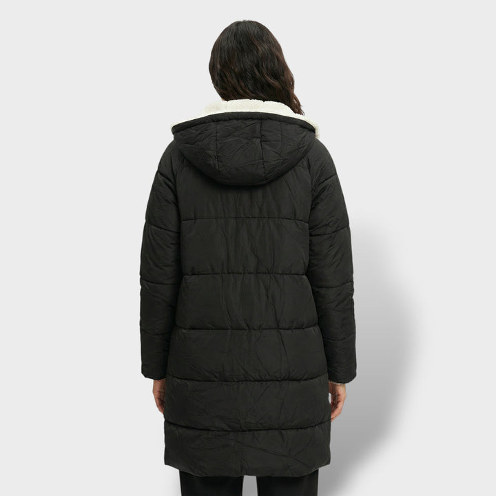 Manteau Long Matelassé Hiver Femme