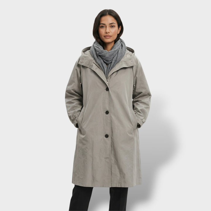 Trench Imperméable Beige Femme