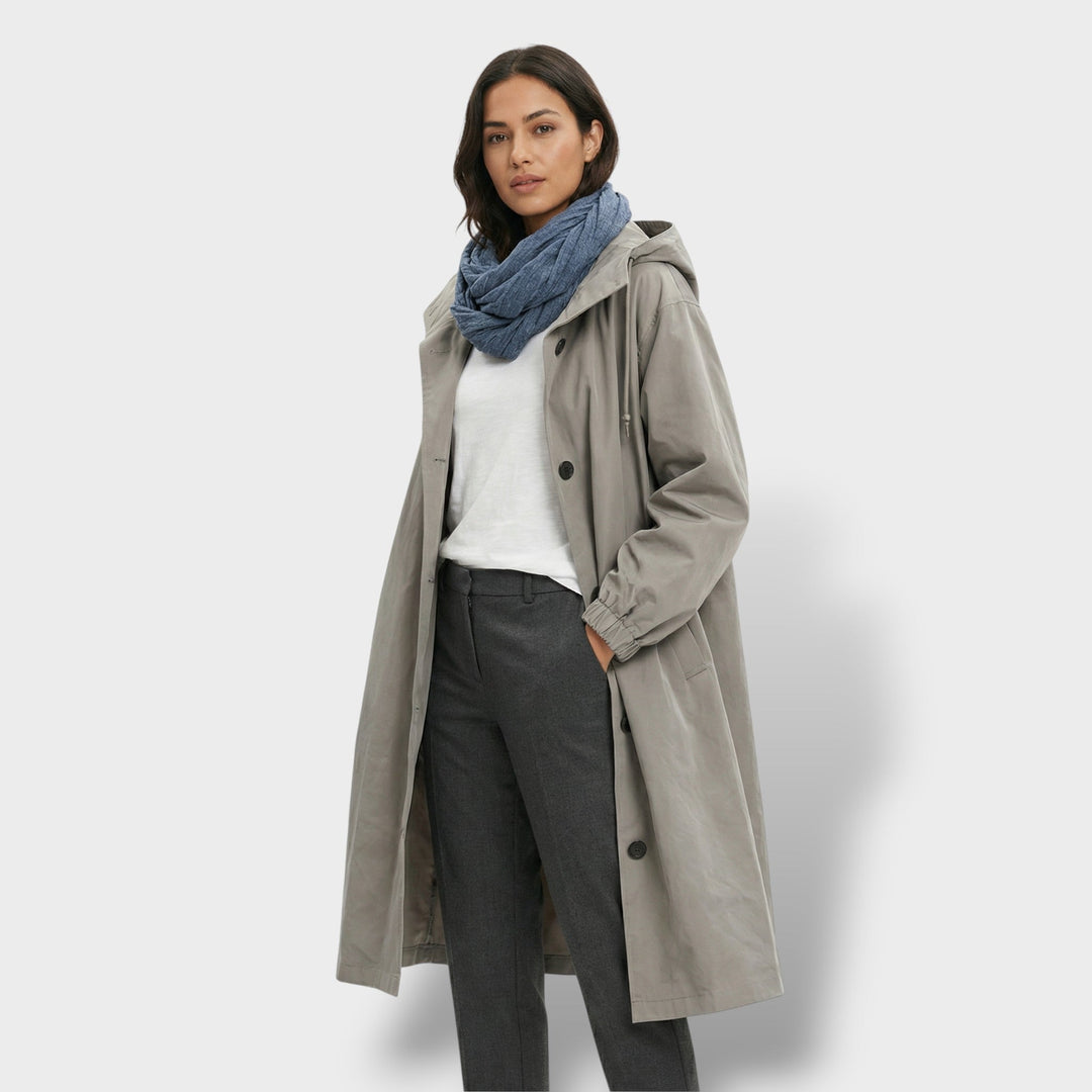 Trench Imperméable Beige Femme