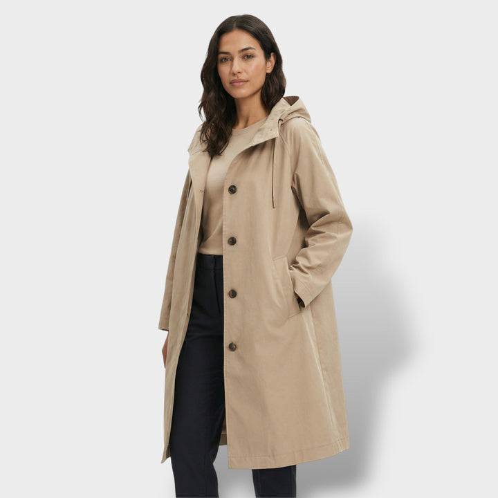 Trench Imperméable Beige Femme