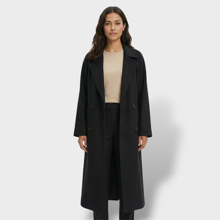 Manteau Long Laine Femme
