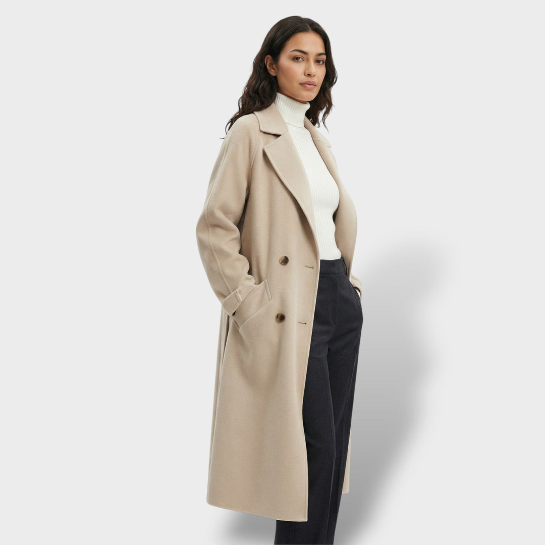 Manteau Long Laine Femme