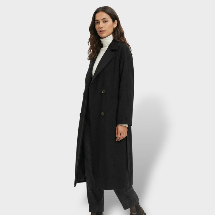 Manteau Long Laine Femme