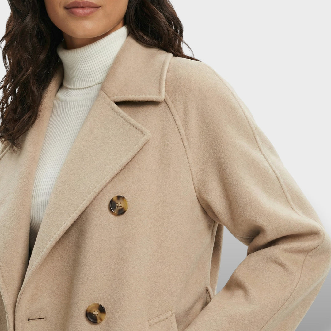 Manteau Long Laine Femme