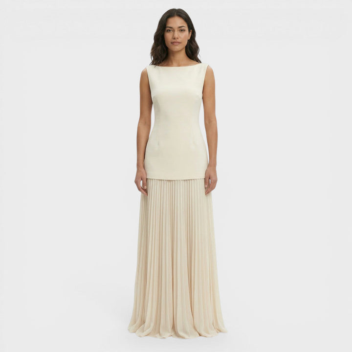 Ensemble Deux Pièces Robe Plissée