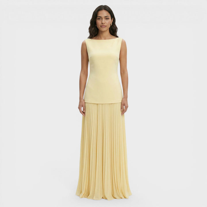 Ensemble Deux Pièces Robe Plissée