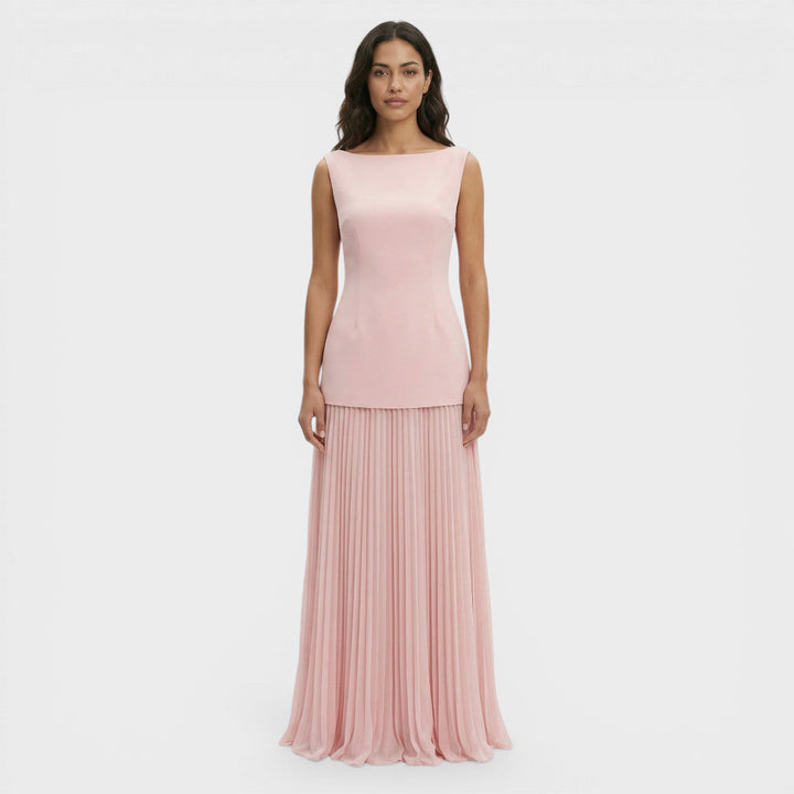 Ensemble Deux Pièces Robe Plissée