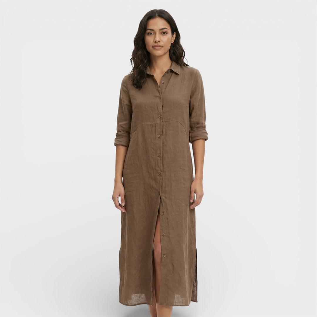 Robe Maxi Chemise Ample Femme