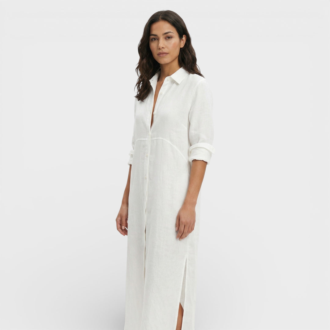 Robe Maxi Chemise Ample Femme