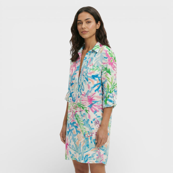 Robe Chemise Longue Femme Boutons