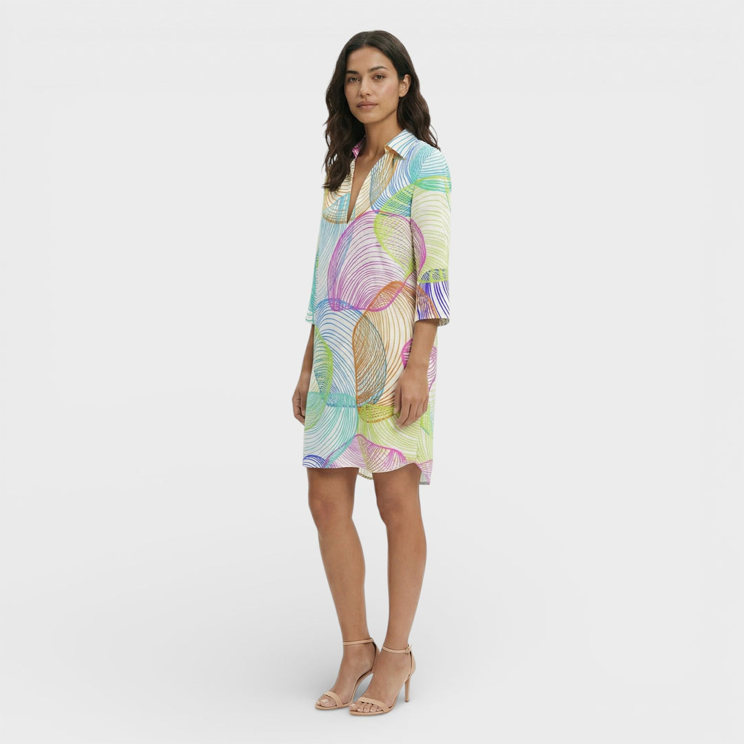 Robe Chemise Longue Femme Boutons