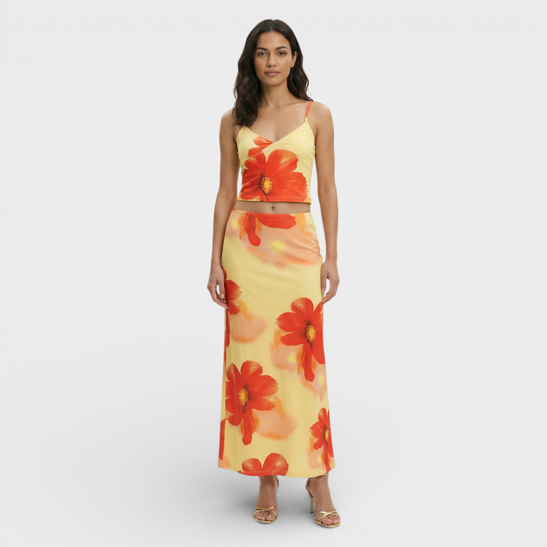 Ensemble Deux Pièces Tie-Dye Maxi