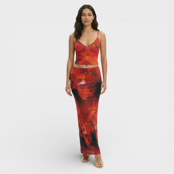 Ensemble Deux Pièces Tie-Dye Maxi