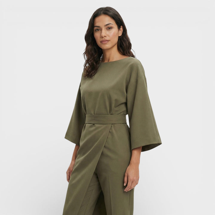 Robe Élégante Manches Ballon