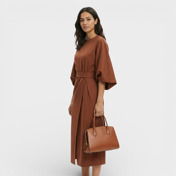 Robe Élégante Manches Ballon