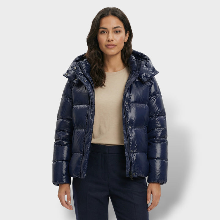 Veste Croisée Capuche Femme