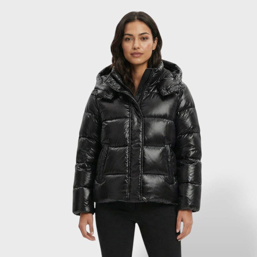 Veste Croisée Capuche Femme