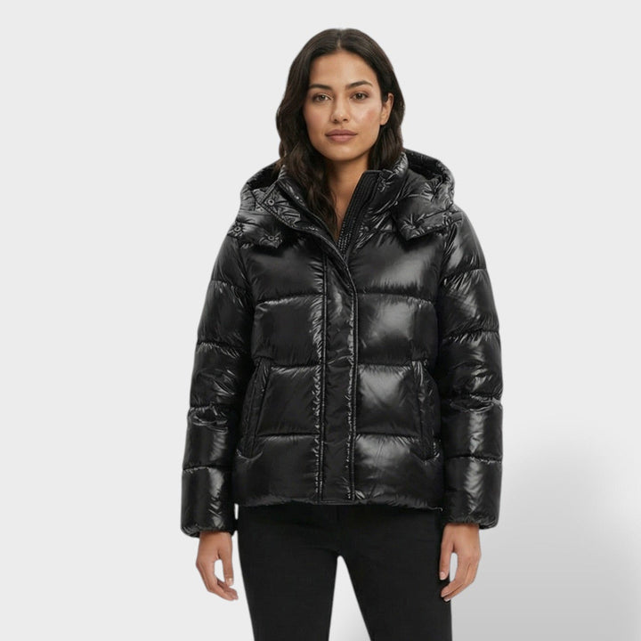 Veste Croisée Capuche Femme