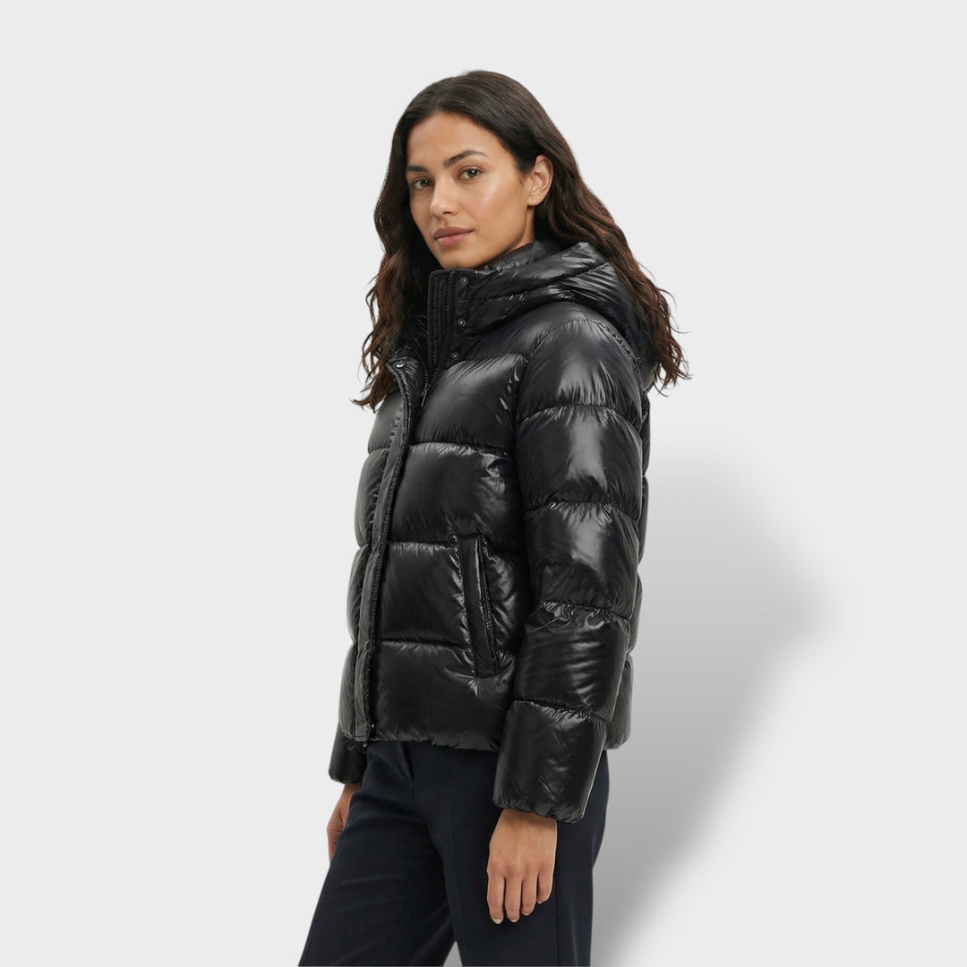 Veste Croisée Capuche Femme