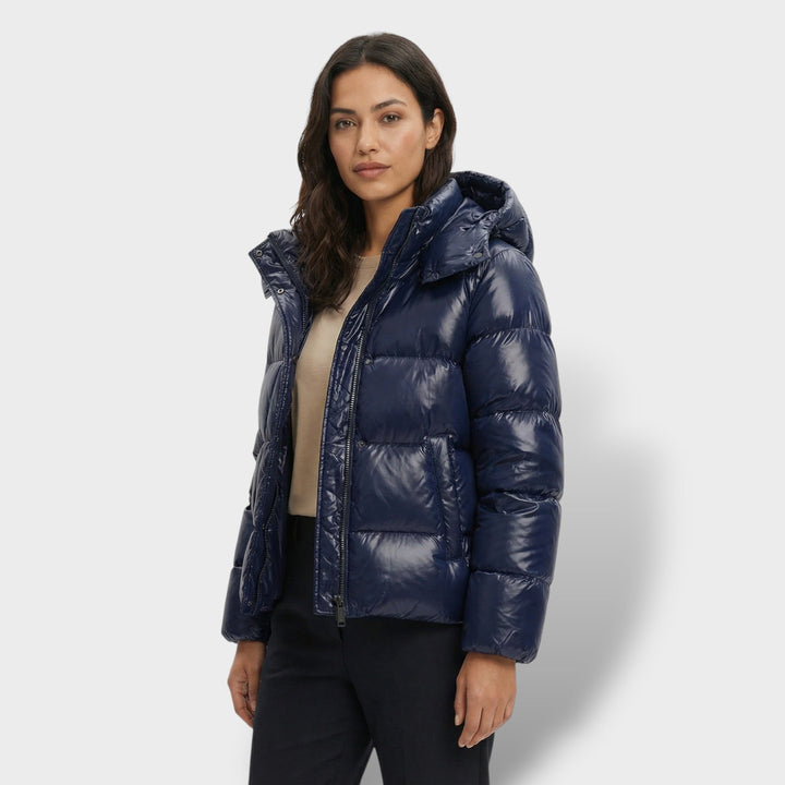 Veste Croisée Capuche Femme